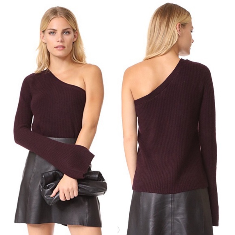 NWT Rosie HW X Paige Hadlee One-Shoulder Sweater